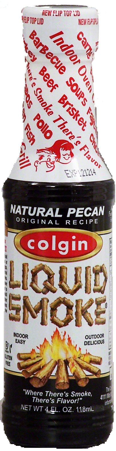 Colgin Liquid Smoke natural pecan original recipe flavoring Full-Size Picture